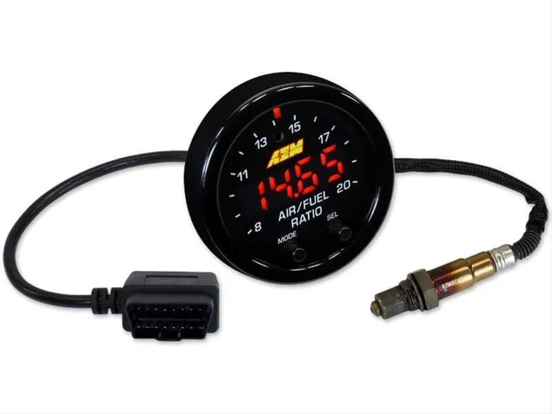 X-Series OBDII Wideband UEGO AFR Sensor Controller Gauge 30-0334 By AEM