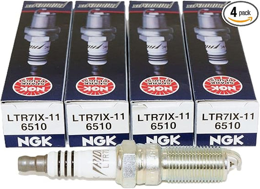 NGK 6510 LTR7IX-11 Iridium IX Spark Plug (4 Pack)