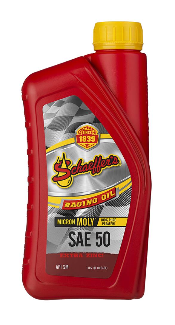 50 Schaeffer's Micron Moly Racing Oil 011050-012-1